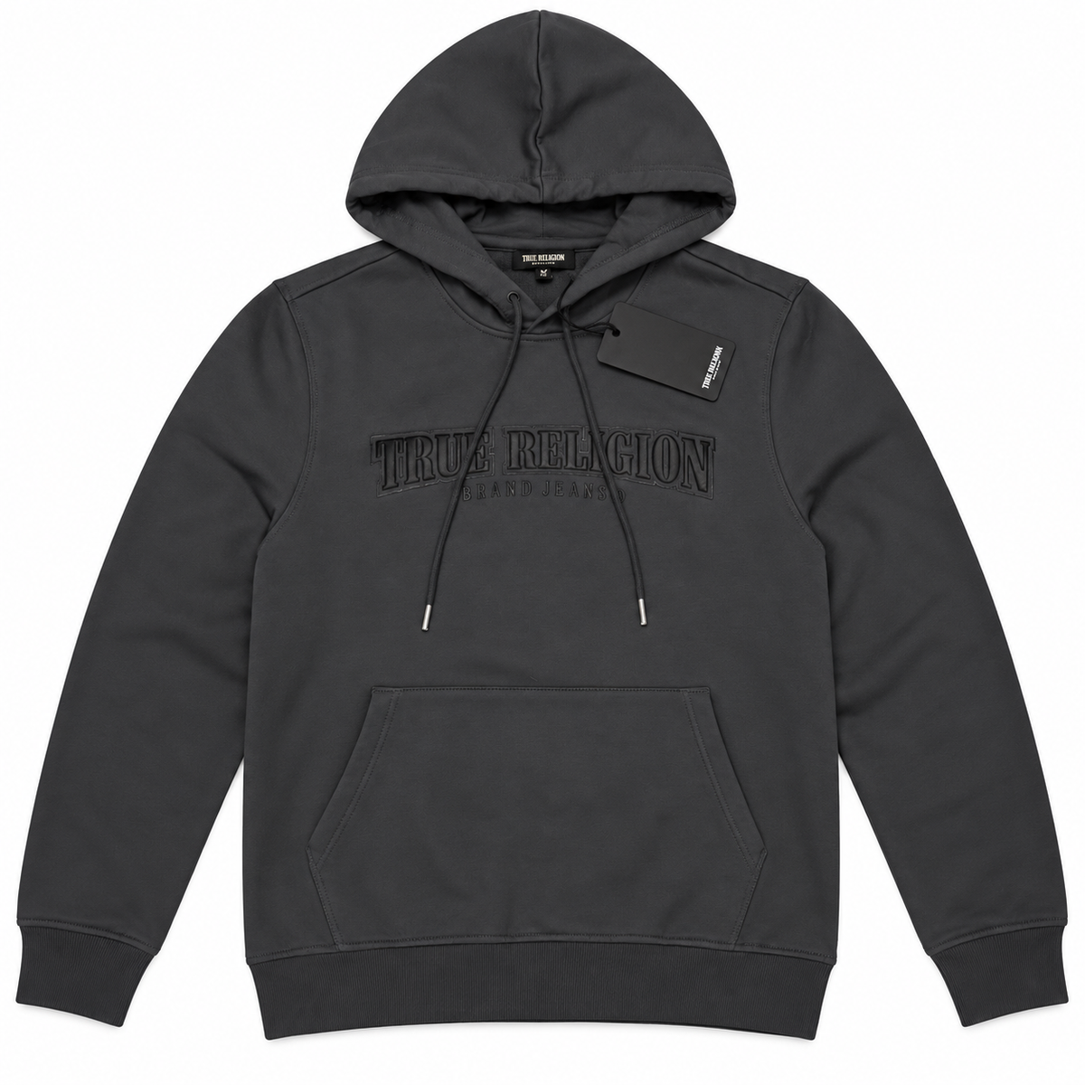Polerón True Religion gris oscuro con herradura