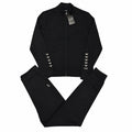 Conjunto EA7 negro con águilas en las mangas — vista frontal