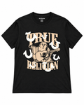 Polera True Religion Buddha Guitar negra, vista frontal