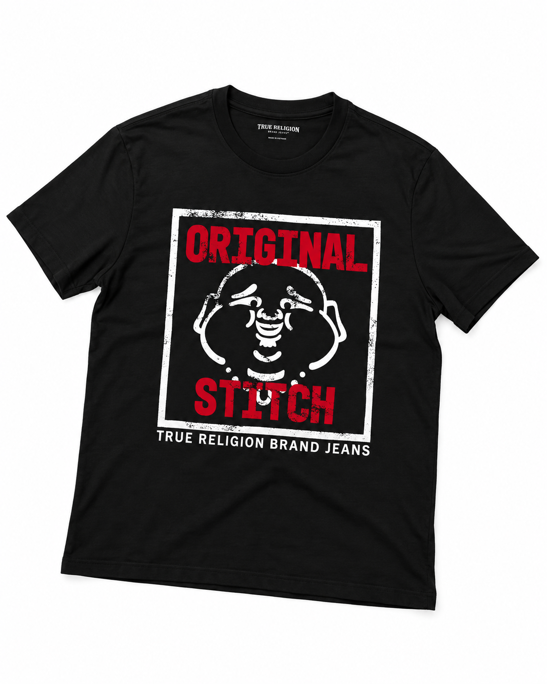 Polera True Religion Original Stitch negra, vista alternativa