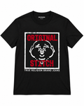 Polera True Religion Original Stitch negra, vista frontal