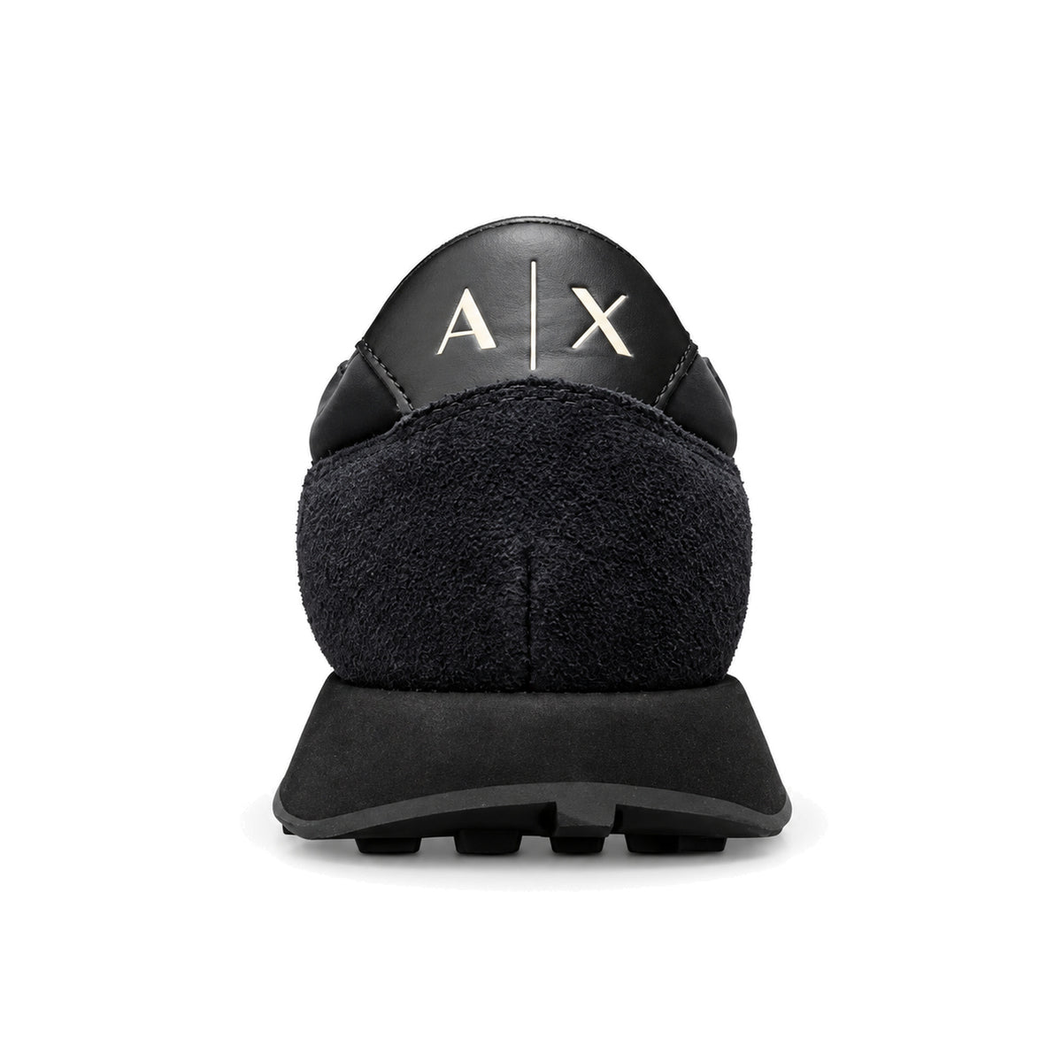 Zapatillas Armani Exchange negras bajas, vista posterior