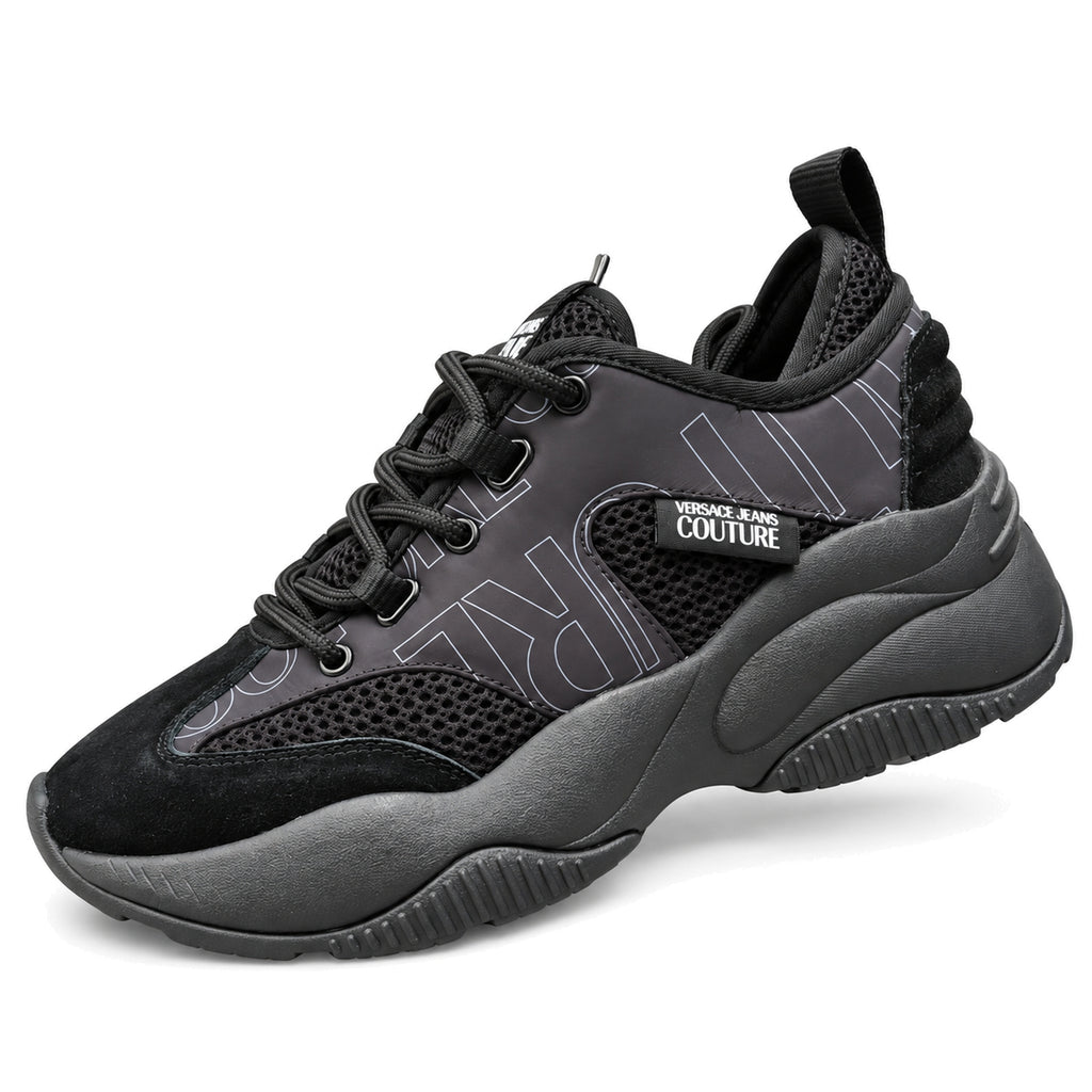 Zapatillas Versace Jeans Couture negras, vista lateral