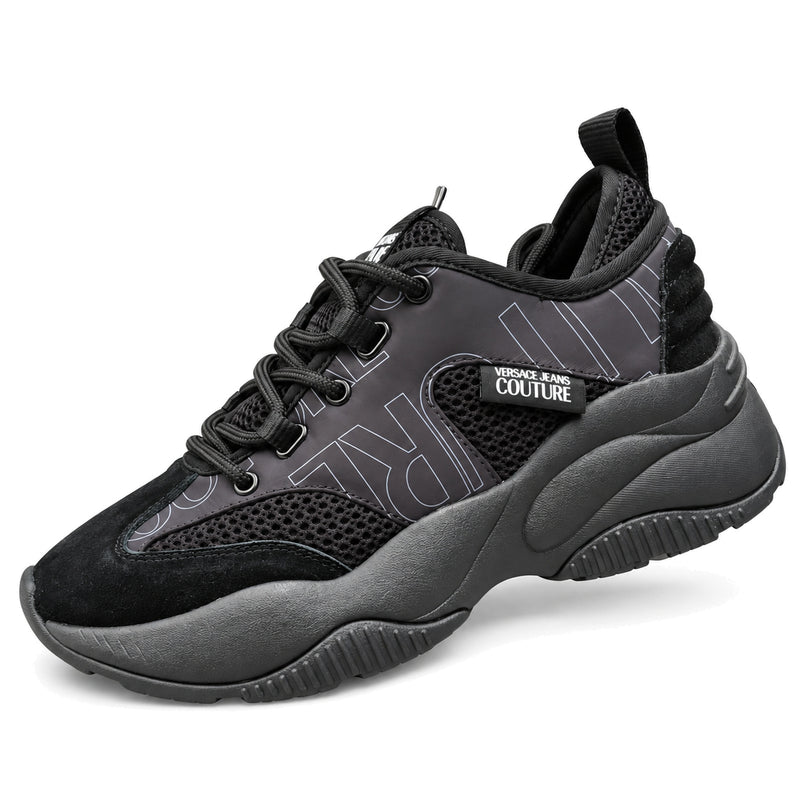 Zapatillas Versace Jeans Couture negras, vista lateral