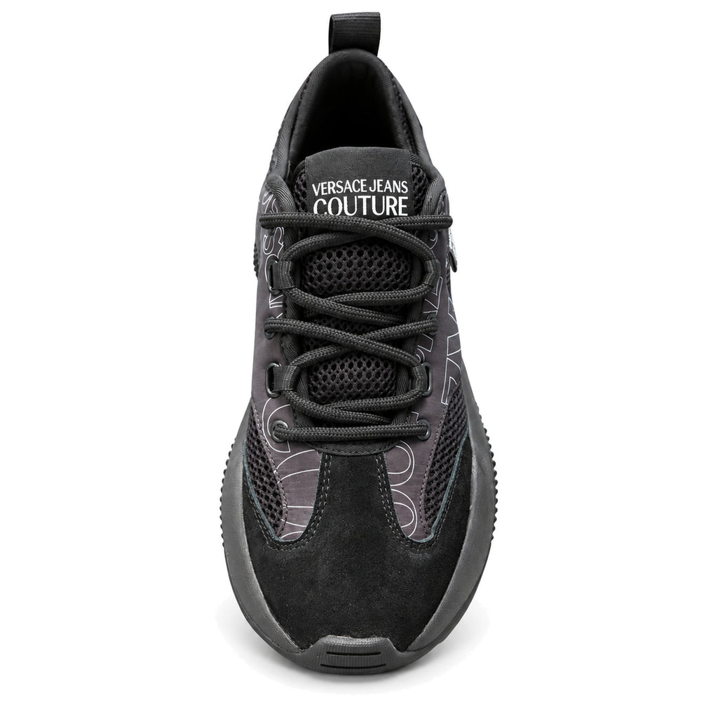 Zapatillas Versace Jeans Couture negras, vista frontal